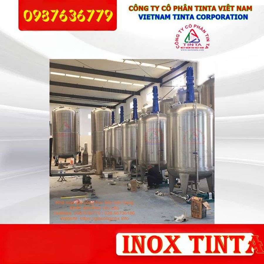 Bồn khuấy trộn inox là một phần quan trọng trong các dây chuyền sản xuất cần trộn nguyên liệu, đặc biệt là ngành thực phẩm và hóa mỹ phẩm.