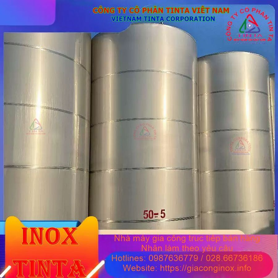 Bồn inox khuấy trộn giá rẻ Tây Ninh - Sản xuất bồn inox tiêu chuẩn ISO 9001 tại Tây Ninh. Inox TiNTa đảm bảo chất lượng và giá cả phải chăng.