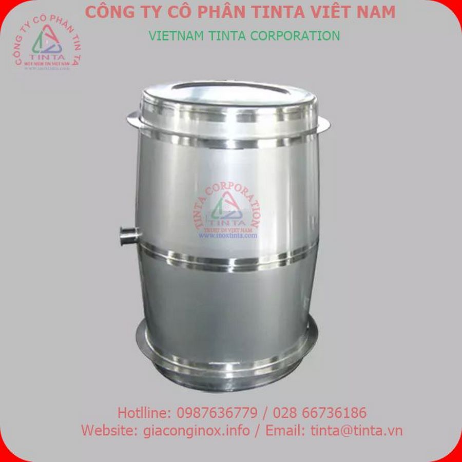 Sản xuất bồn inox chuyên dụng cho công nghiệp khuấy trộn hóa chất, thực phẩm, rượu bia, gia công inox theo yêu cầu tại TP.HCM.