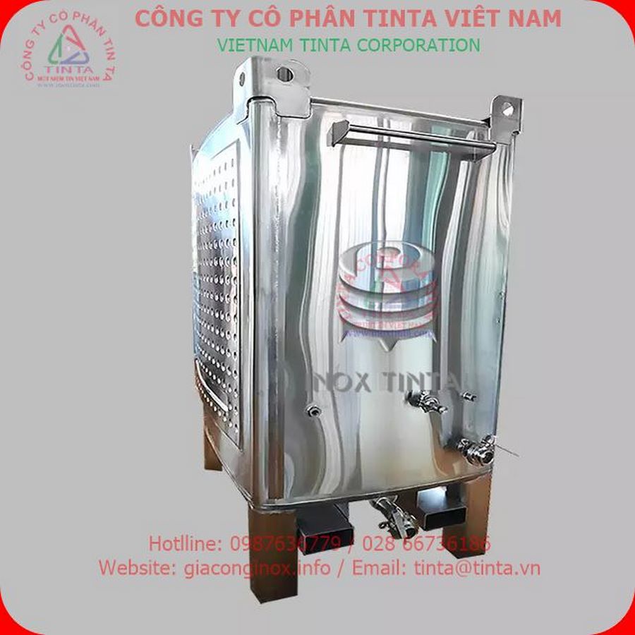 Tinta gia công inox sản xuất bồn inox chứa dung dịch, bồn inox khuấy trộn cho ngành thực phẩm, mỹ phẩm, hóa chất, dược phẩm. Chất lượng vượt trội.