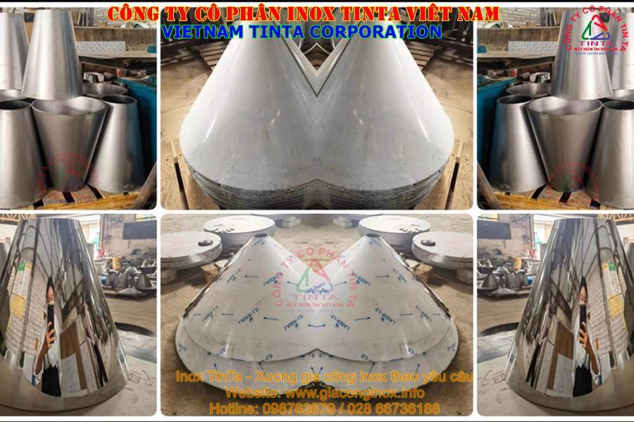 Chuyên gia gia công bồn inox khuấy trộn rượu bia, hóa chất thực phẩm. Xưởng inox Tinta, đảm bảo chất lượng, giá cạnh tranh.