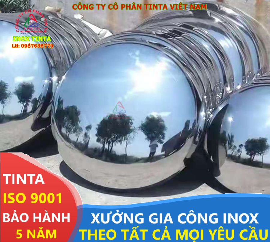 Inox TinTa gia công nắp chụp inox bịt đầu ống các loại. Phù hợp trang trí nội ngoại thất, công trình xây dựng, cơ khí, giá rẻ tận xưởng.