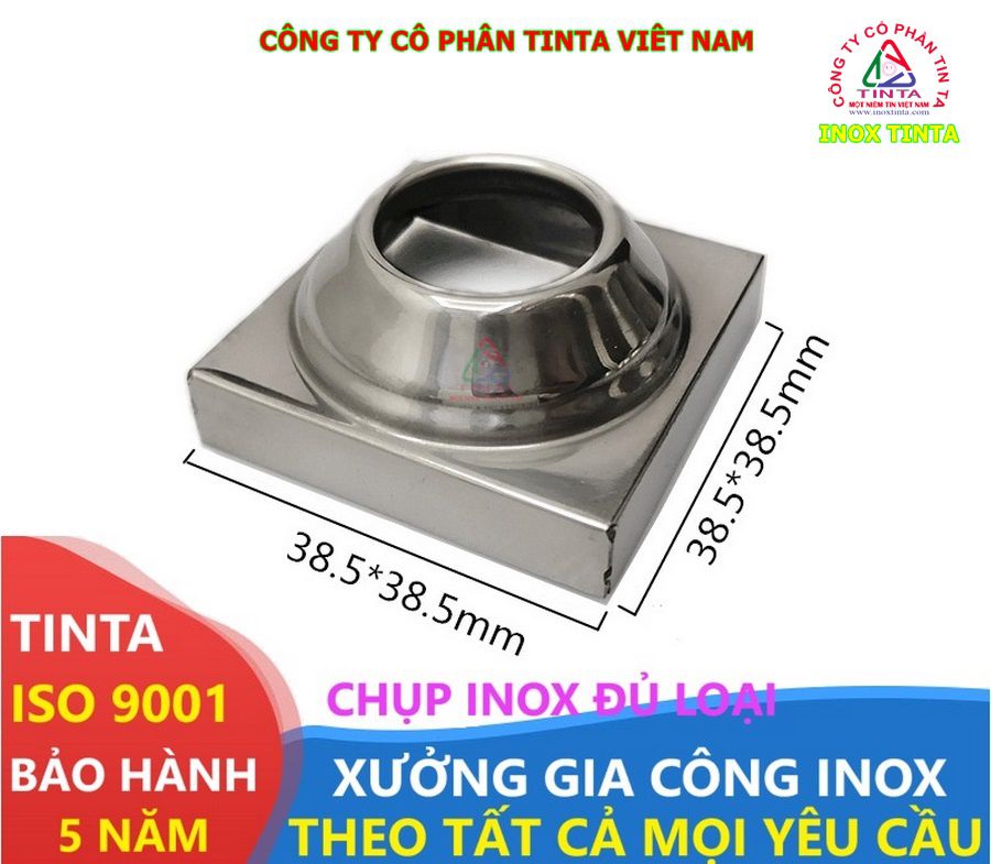 Gia công Inox TinTa - Chụp chân ống inox, chụp đầu ống thép đa dạng phi 48-450. Giá xưởng, chất lượng vượt trội.