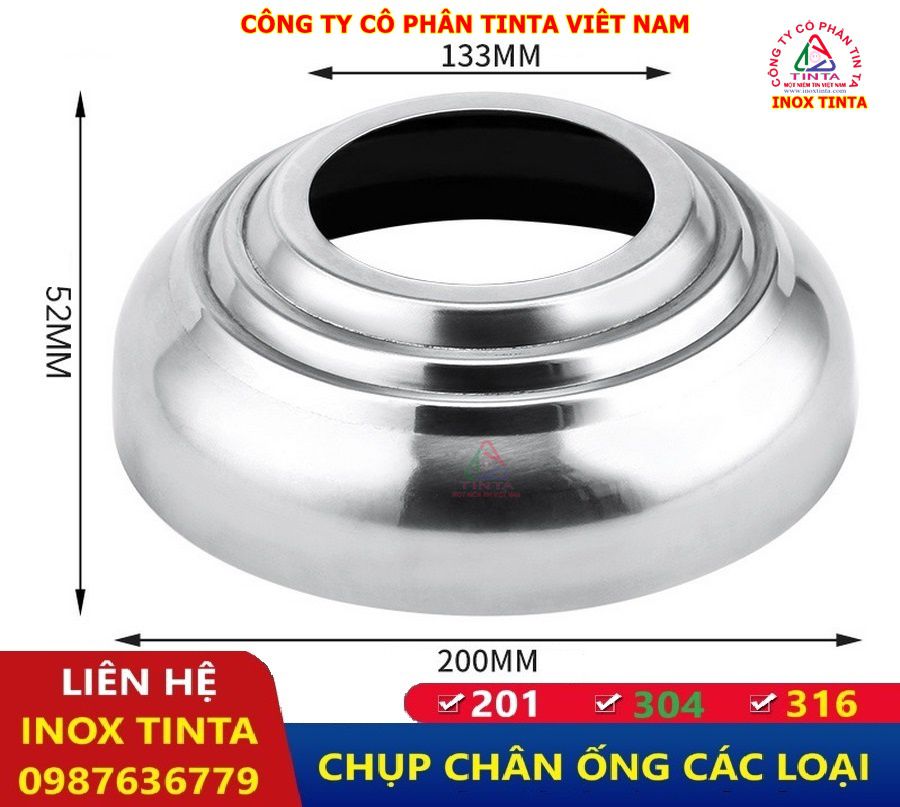 TinTa’s stainless steel nipple caps are perfect for pipe ends, railings, and staircases. High-quality, custom-made solutions at factory-direct prices.