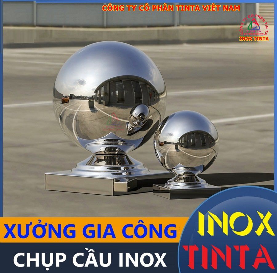Nắp chụp inox bịt đầu ống đa dạng kích thước, phù hợp lan can cầu thang cột cờ. Giá xưởng tại TinTa, gia công theo mọi yêu cầu, bền đẹp, giá rẻ.