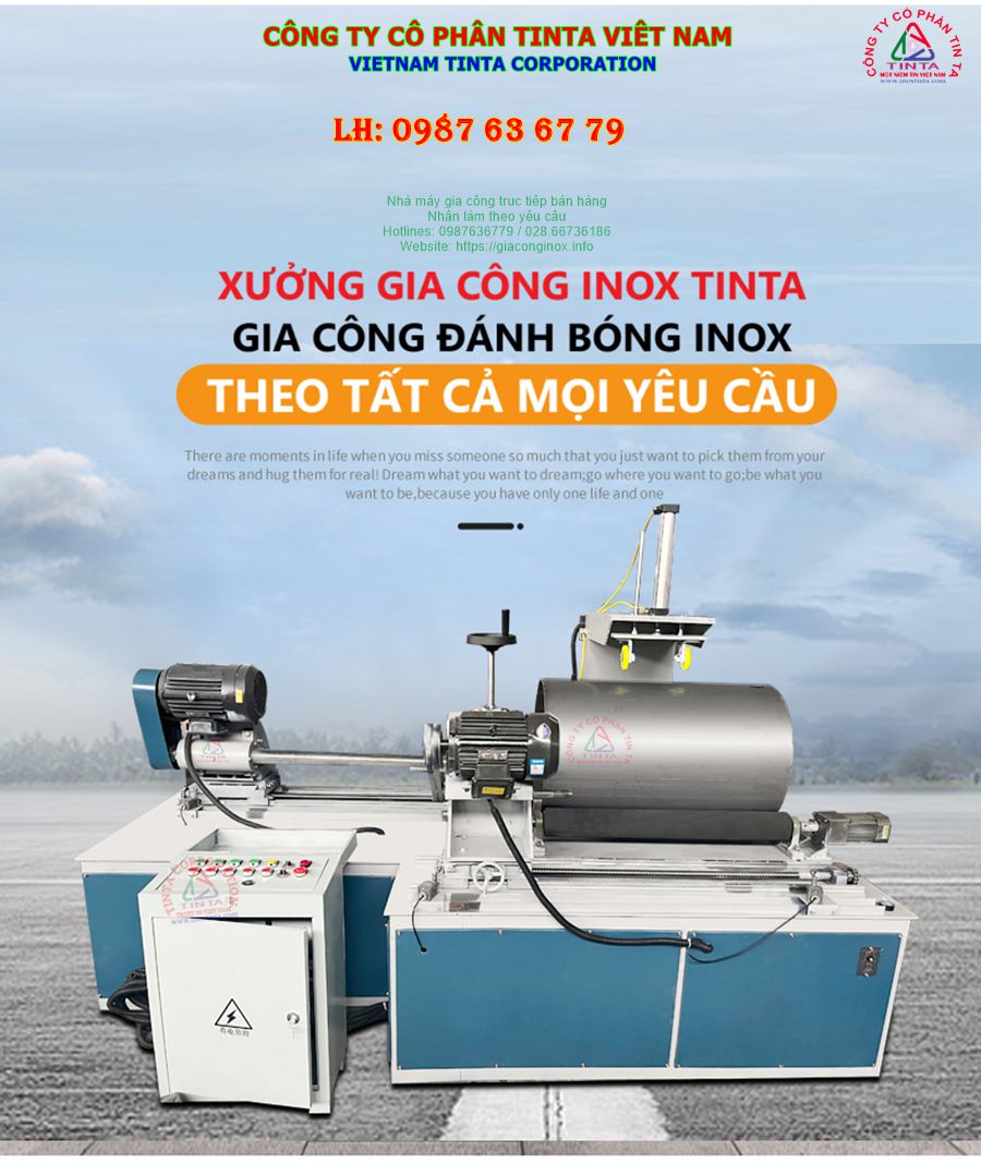 Xưởng gia công inox Tinta cung cấp dịch vụ gia công inox theo yêu cầu tại TPHCM. Chúng tôi chuyên gia công các sản phẩm inox chất lượng cao, giá cả cạnh tranh. Xem chi tiết tại gia công inox 304.