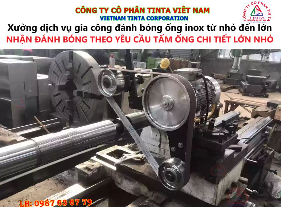 TinTa cam kết chất lượng dịch vụ đánh bóng inox vượt trội, ứng dụng công nghệ hiện đại giúp sản phẩm luôn bền đẹp, bóng sáng.