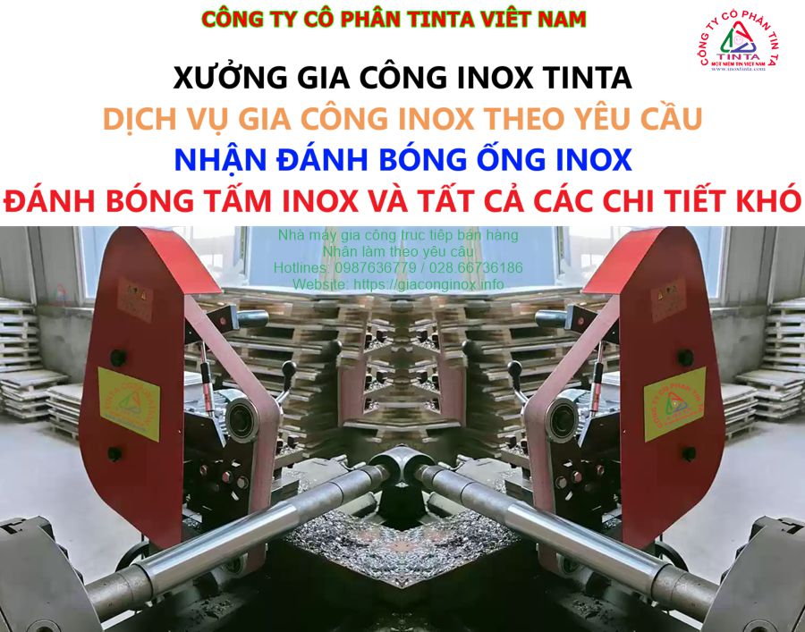 Gia công inox theo yêu cầu tại Quận 7, Tinta cam kết giao hàng đúng hạn, sản phẩm đạt tiêu chuẩn chất lượng cao. Khám phá thêm tại gia công inox.