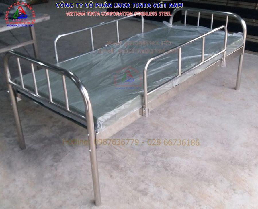 Giá bán giường inox y tế tphcm. Giá và cấu trúc liên quan của giường y tế.
