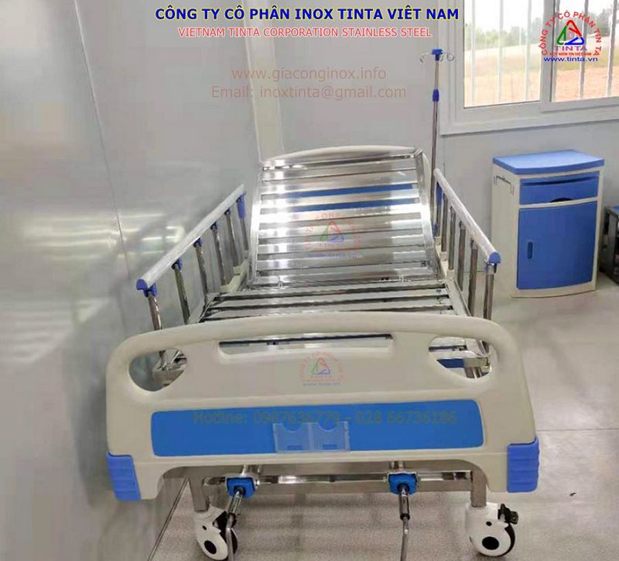 Giường inox cho bệnh nhân. Nhà sản xuất đồ nội thất bệnh viện tốt nhất trong ngành
