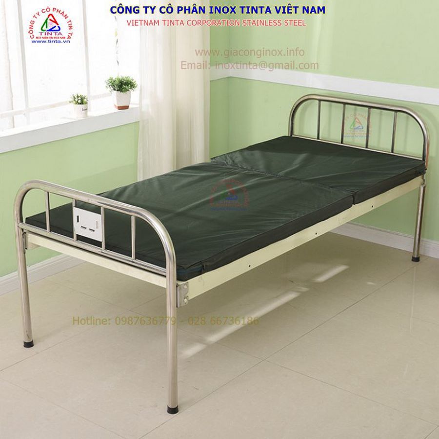 Bán giường y tế inox Hà Nội và cách phân loại và chất liệu của giường y tế inox 201 304 sắt sơn tĩnh điện