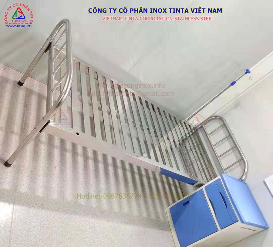 Mua giường inox y tế giá rẻ. Giường quay điện phải trải qua rất nhiều lần kiểm tra trước khi xuất xưởng