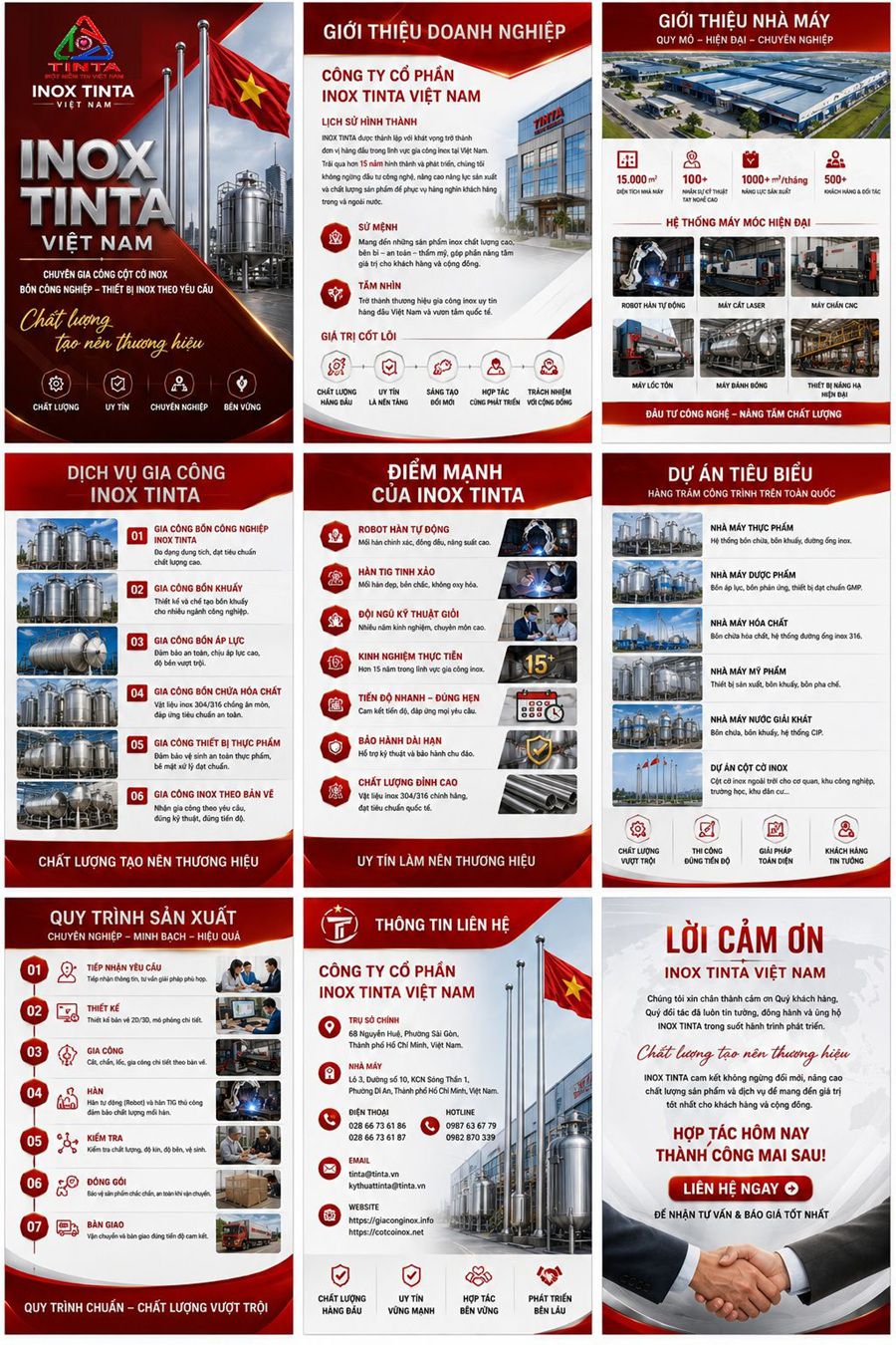 nhà máy sản xuất và xưởng gia công lớn được đặt ngay tại KCN Sóng Thần, Dĩ An