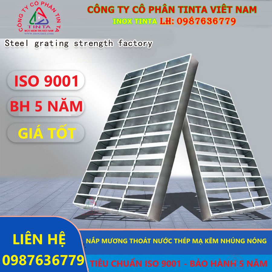 Xưởng gia công inox Tinta: Nắp mương inox xi mạ vàng, bảo hành 5 năm. Cam kết đẹp bền, giá cạnh tranh!