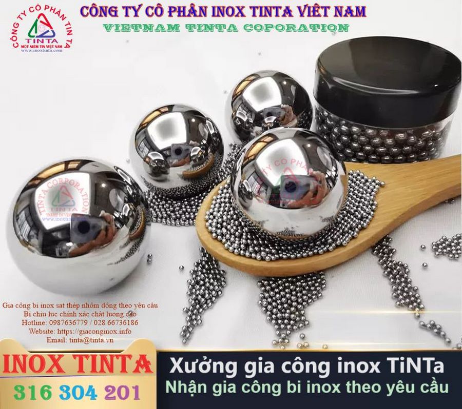 Xưởng Gia Công Bi Thép Inox TinTa – Sản phẩm chất lượng, bền bỉ theo thời gian.