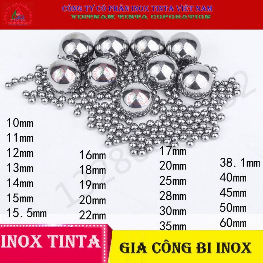 Xưởng Gia Công Inox TinTa sẽ là đối tác tin cậy và đáng tin tưởng của quý khách hàng cần mua bi inox 316 304 201 bi sắt thép chịu lực