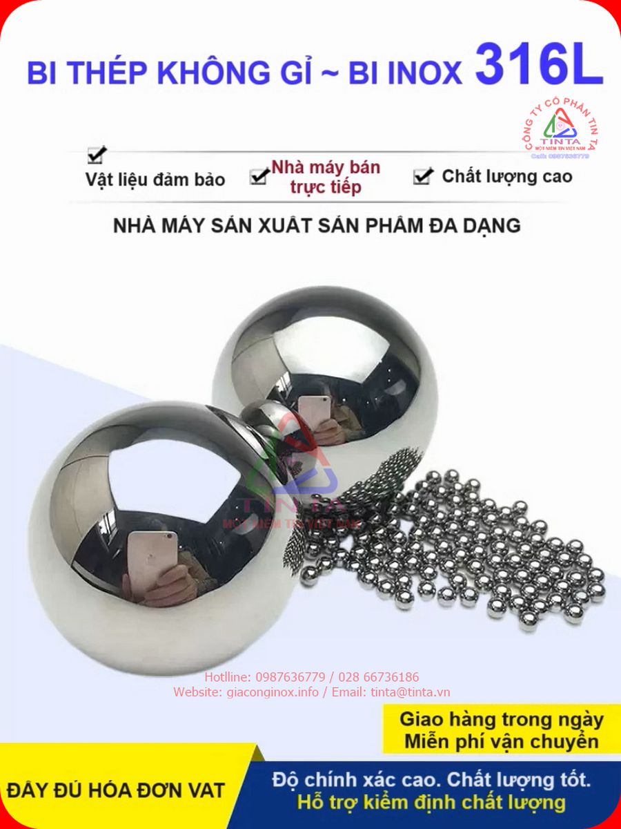 Gia công bi inox theo yêu cầu – Dịch vụ chuyên nghiệp từ Inox TinTa.