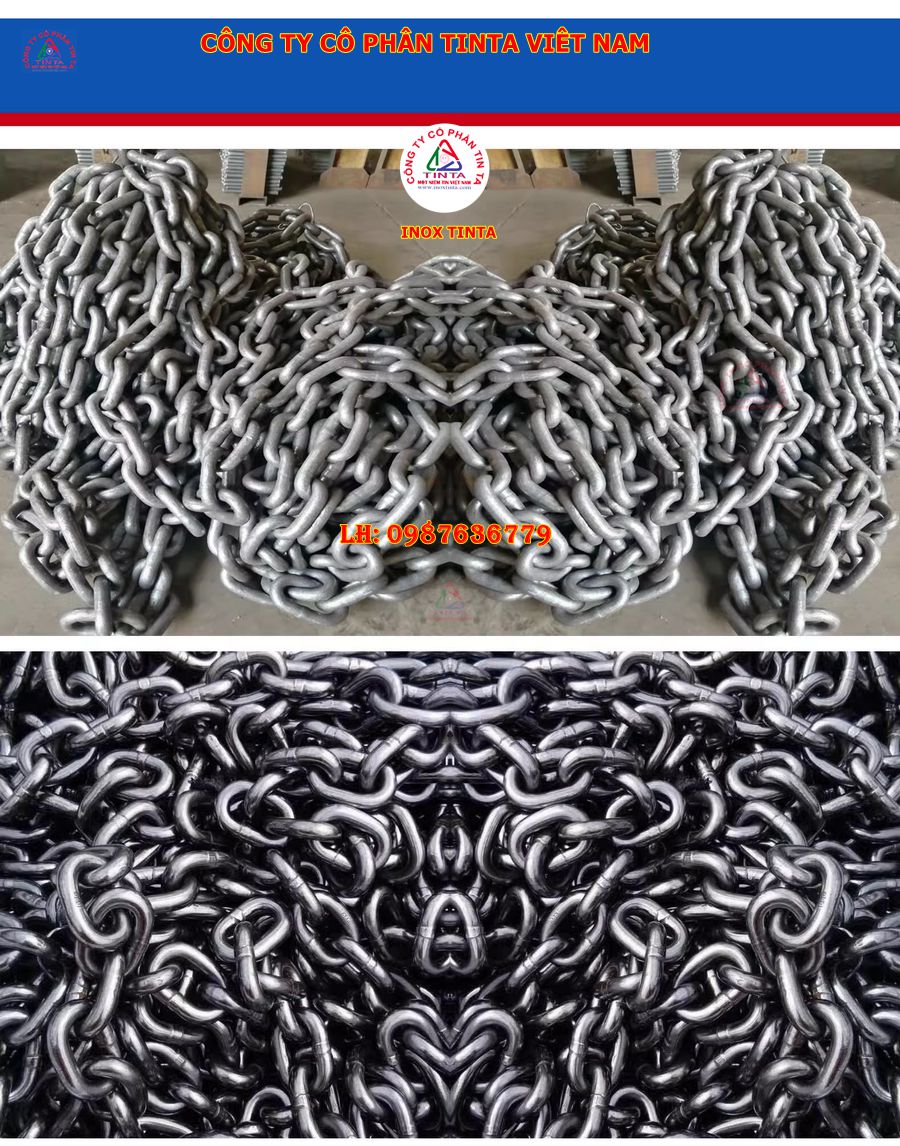 Đạt độ hoàn hảo với dây xích inox tùy chỉnh. Chọn kích thước từ 1 mm đến 60 mm, thiết kế chính xác cho mọi nhu cầu sử dụng.