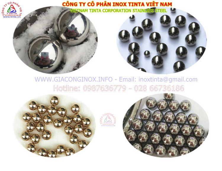Giá viên bi inox 304 201 316l 316 chất lượng cao giá INOX TINTA tại xưởng gia công bán hàng trực tiếp không qua trung gian.