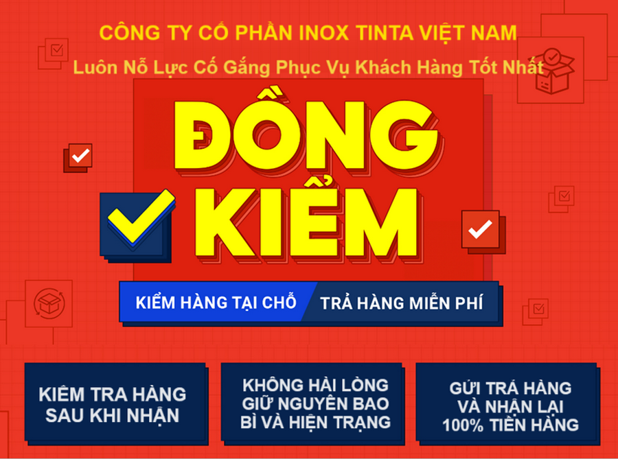 Giao hàng miễn phí, được đồng kiểm, sau khi nhận hàng nếu không hài lòng, đổi trả miễn phí và nhận lại 100% tiền hàng.