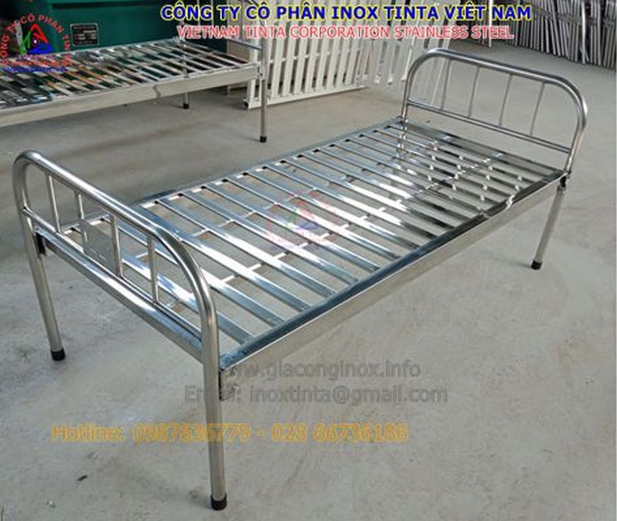 Giường bệnh nhân inox 1 mét. Bạn có biết các loại giường y tế phổ biến hơn là gì không?