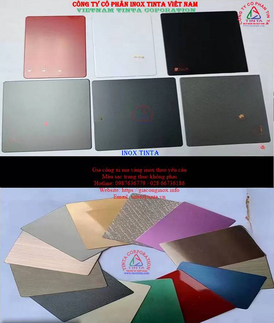 Xưởng gia công inox Tinta tại Quận 1 chuyên gia công inox theo yêu cầu với giá chỉ từ 68,686 VND. Sản phẩm xi mạ inox PVD chống trầy xước, chất lượng cao!