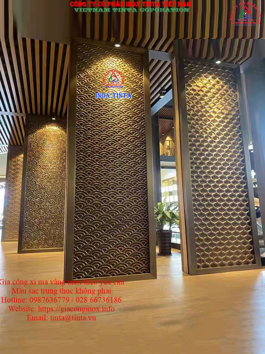 Đặt gia công inox tại Quận Thủ Đức, Xưởng Tinta nhận mọi yêu cầu với xi mạ PVD chất lượng, giá chỉ từ 88,888 VND. Chống trầy xước, bảo vệ lâu dài!