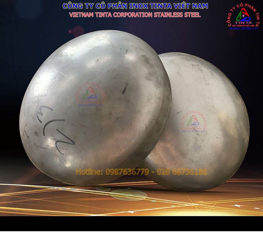 Quả cầu inox hình elip. Nửa quả cầu hình elip và hình bán cầu gia công theo yêu cầu Nếu bạn không hài lòng trong vòng 7 ngày sau khi nhận hàng đã mua bạn có thể yêu cầu đổi trả