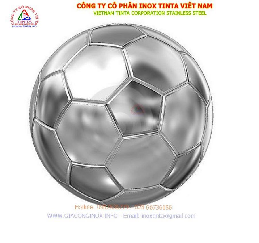 Quả bóng trang trí công viên tòa nhà khu vui chơi giải trí. Quả bóng inox giá rẻ. Xưởng sản xuất gia công inox tinta. Gia công bán sỉ và bán lẻ các loại quả bóng inox 201 304 316 tại TPHCM.