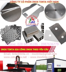 Gia công inox tại Bình Dương cắt laser chấn đột lỗ dập nhấn