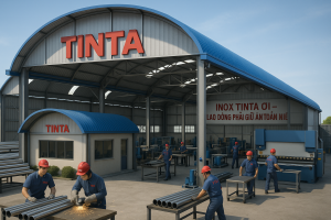 Nhận thiết kế máng trượt inox theo hình dáng, độ dốc tùy chỉnh