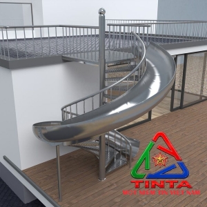 Outdoor Stainless Steel Playground Slide – Best Choice for Parks and Schools
